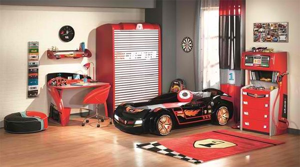 Zoom with Style in 20 Car Themed Bedroom for Your Boys | Home Design Lover