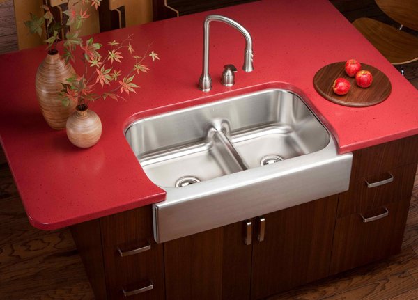 stainless free standing kitchen sink