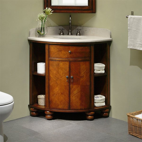 Compact Corner Bathroom Cabinet Rispa