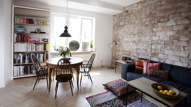 Ethnic Inspired Interior of a Minimalist Apartment in Poland