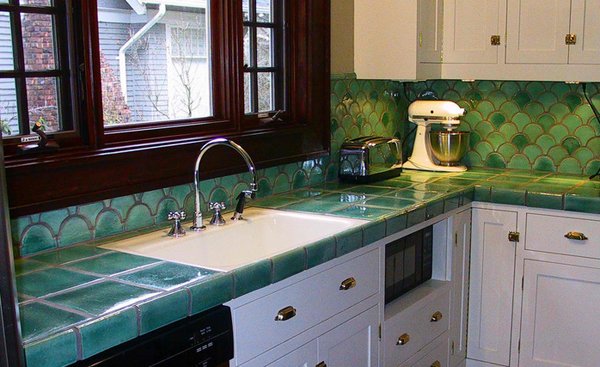 20 Pictures Of Simple Tile Kitchen Countertops Home Design