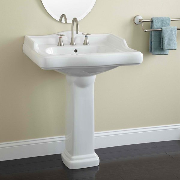 20 Fascinating Bathroom Pedestal Sinks Home Design Lover