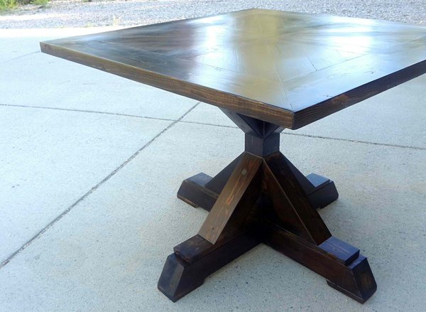 20 Surprising Square Wooden Pedestal Table Bases Home Design Lover