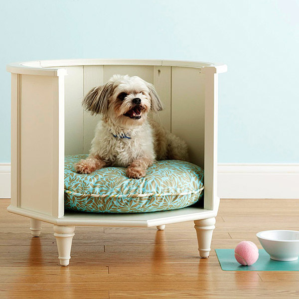 dog bed side table