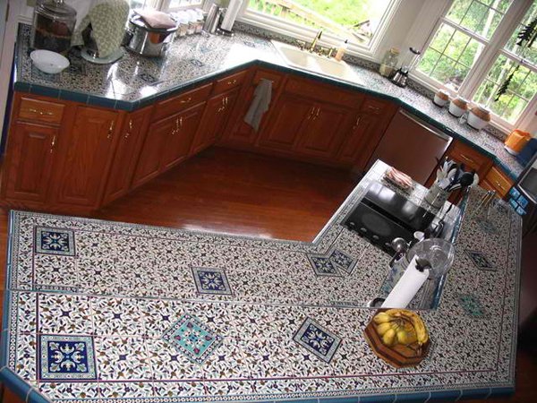 20 Pictures Of Simple Tile Kitchen Countertops Home Design Lover