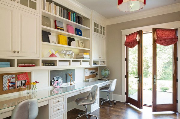 glass top study table