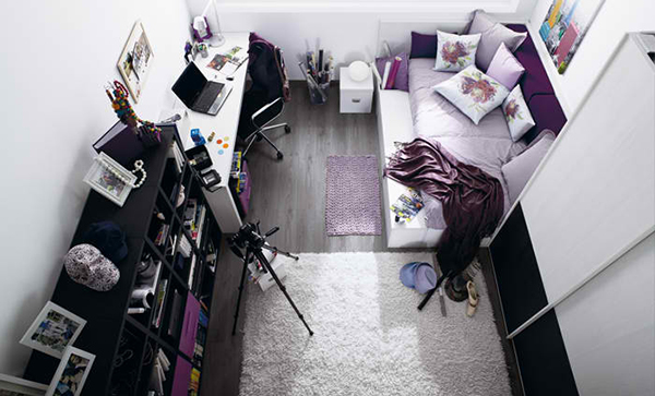 purple bedroom