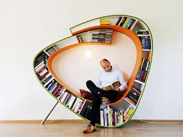 unique bookshelf
