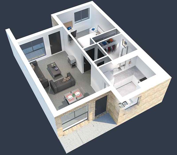 apartment bedroom plans singles couples living