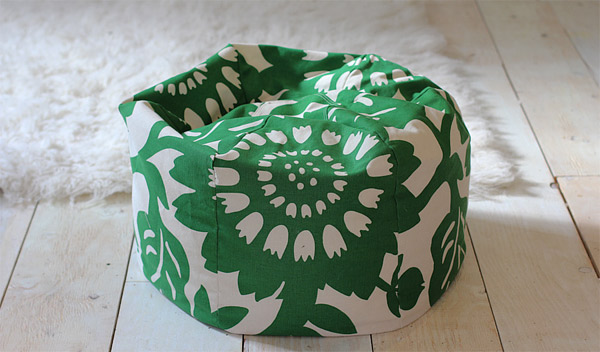 green bean bag furniture