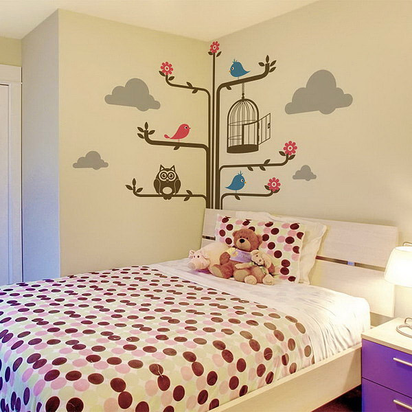 20 Cute Wall Decals and Murals for Kids Bedroom