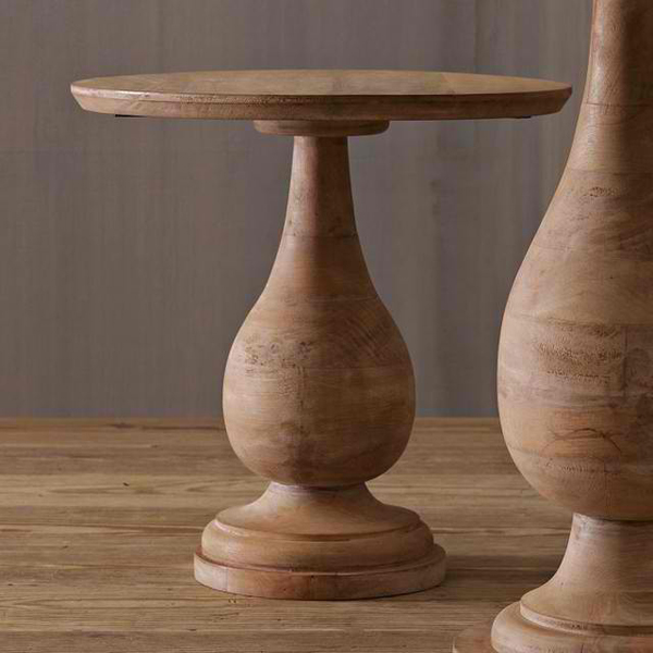 Wooden Pedestal Table Bases