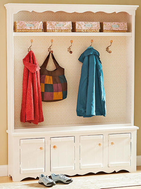 bookcase coat rack