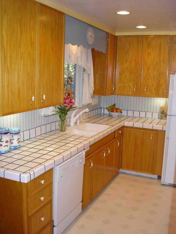 20 Pictures Of Simple Tile Kitchen Countertops Home Design Lover