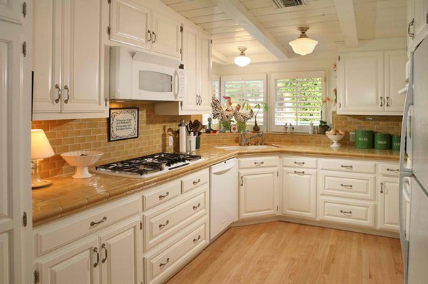 20 Pictures Of Simple Tile Kitchen Countertops Home Design Lover