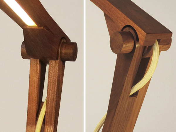 wooden lamp