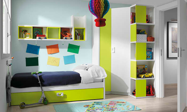 green kids room