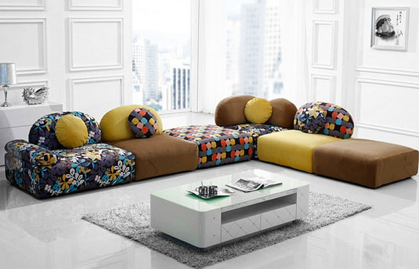 colorful sofa