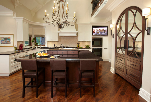 mirrored furniture kitchen