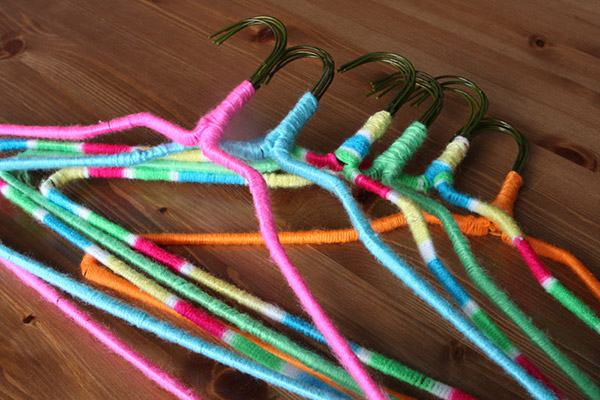 DIY Neon Nonslip Hangers