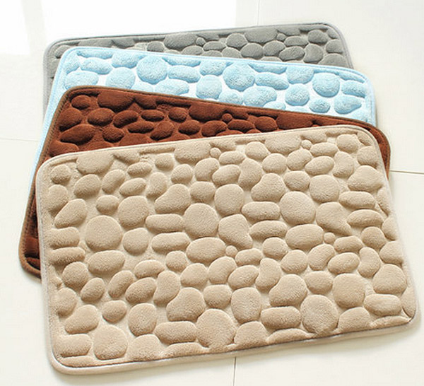 stone foam bathroom floor rug