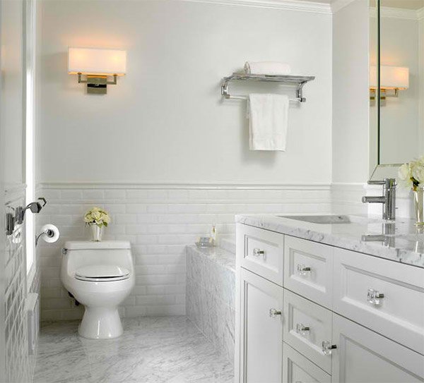 White Marble Bathroom