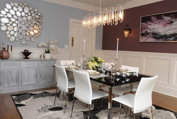 20 Lovely Dining Room With Stunning Mirrors Home Design Lover