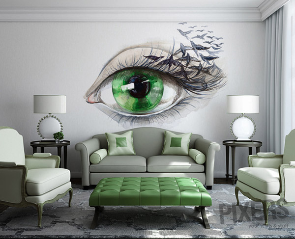 eye mural