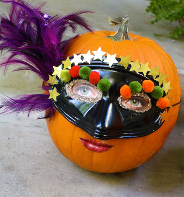 Masked Pumpkin Lady