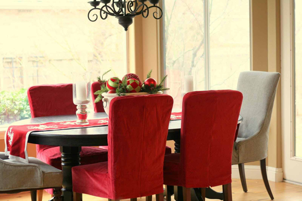 dining room table seat covers