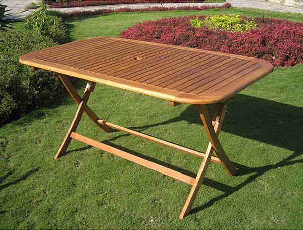 fold away garden dining table