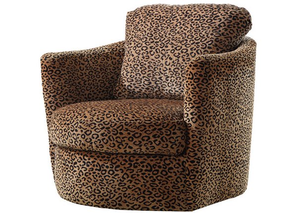 leopard print lounge chair