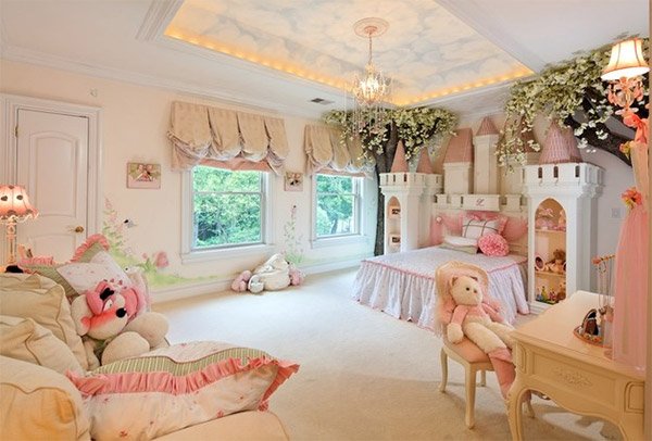 little girls princess bedroom