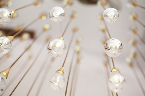 The Pour Teardrop Chandelier