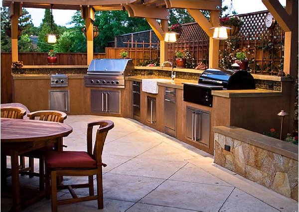 outdoor kitchen design