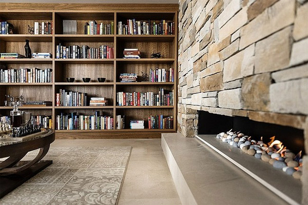 fireplace library