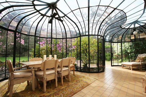 Modern Home Glass Solarium