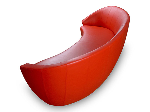 red sofa