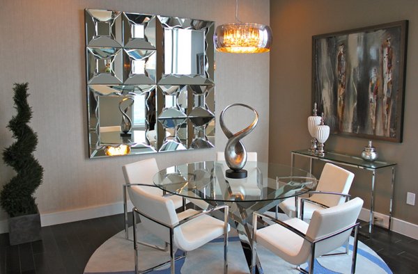 20 Lovely Dining Room With Stunning Mirrors Home Design Lover