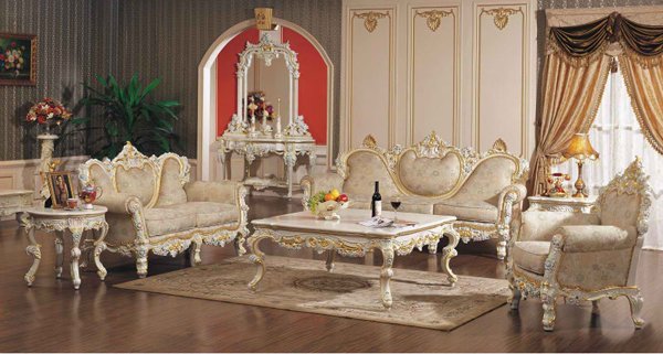 white italian living room furniture