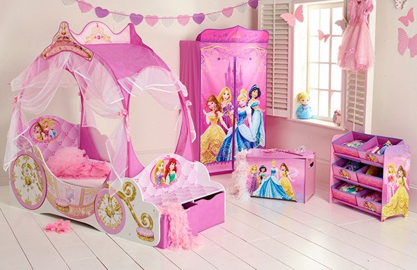 pink princess bedroom set