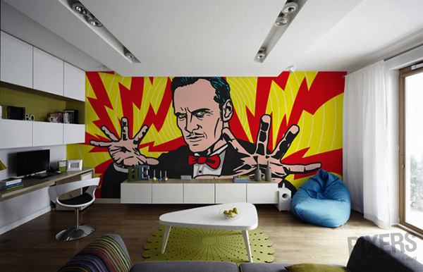 pop art mural