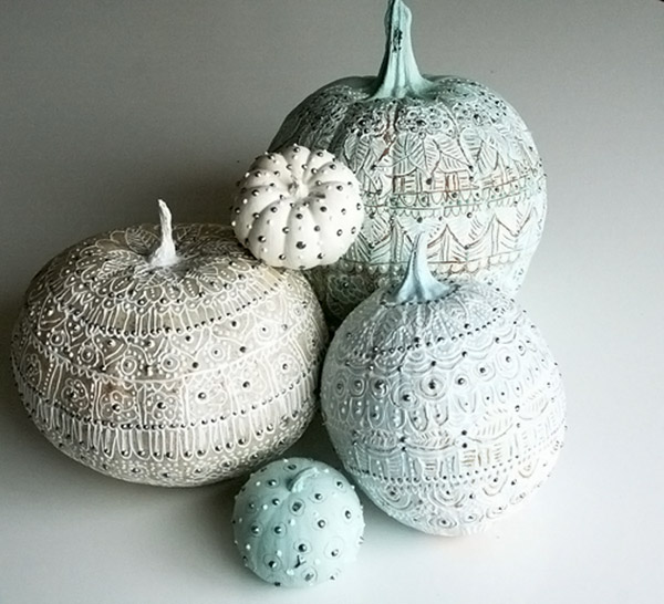 pretty painted pumpkins tutorial