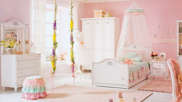 little girls princess bedroom