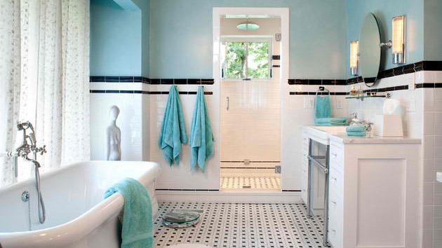 Bathroom Ideas Subway Tile : Our Best Bathroom Subway Tile Ideas Better Homes Gardens : You can clad subway tiles all over your bathroom or just the walls or floors and pair them with.