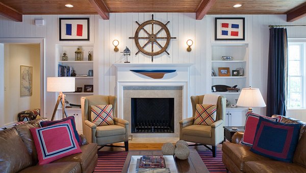 boat themed living room