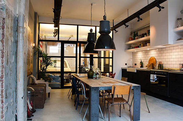 20 No Nonsense Industrial Dining Room Designs Home Design Lover