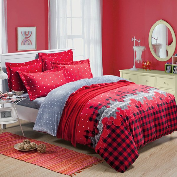 red minnie mouse comforter set