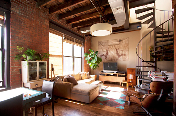 fall colors living room