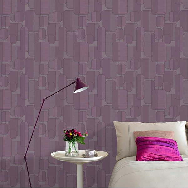 20 Trendy Bedrooms With Geometric Wallpaper Designs | Home Design Lover